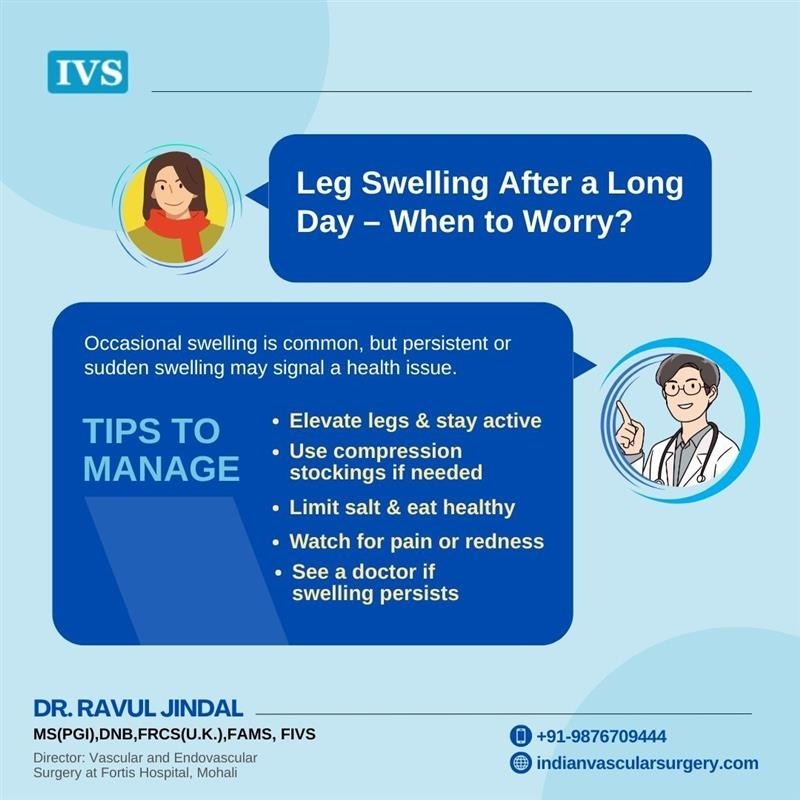 DrRavulJindal's tweet image. Persistent leg swelling and skin changes may signal circulation issues. Early check-ups can help prevent serious problems.
shorturl.at/IDG25
#LegSwelling #VascularHealth #VeinHealth #CirculationMatters #HealthyLegs #SwellingAwareness #DVTPrevention #VaricoseVeins