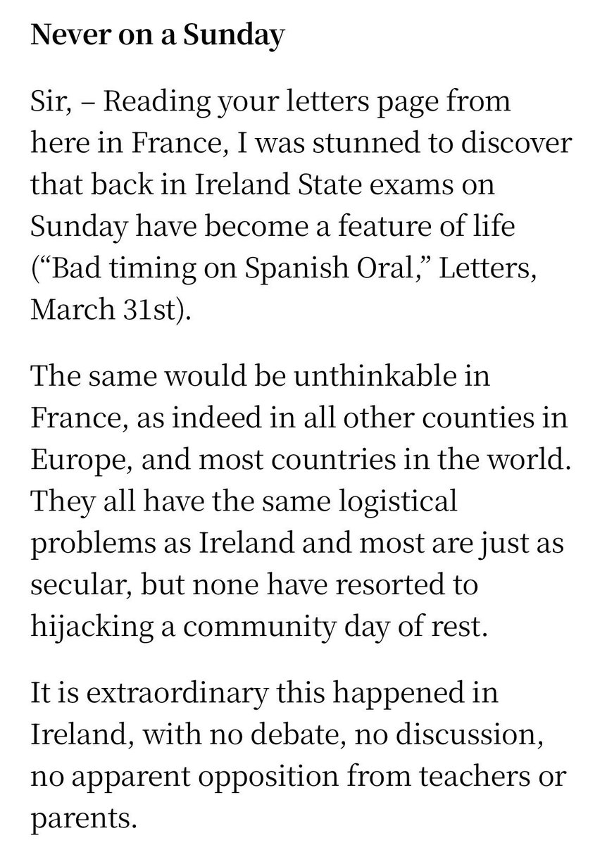 NatalieMaryz's tweet image. Just in case anyone thinks that the @ASTI did not debate this issue. The members discussed the issue, brought it to convention by branches voting it as a priority. And was carried. Letter to the Irish Times btw #MFL #edchat