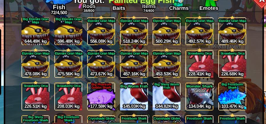 geanda45's tweet photo. Sell
- STRAWBERRY ORCA R5
- MAJA 500P All 5k
- BIG FB 103.47KG R5
- BIG WORM FISH R1
- TB 250P (17) https://t.co/kRMBRm2NY4
