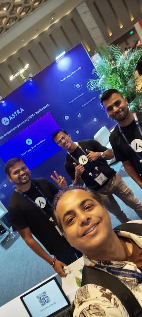 FreedomFiction's tweet photo. I’m at the @AstraWP booth at WordCamp Asia! Loving the swag and the vibes 🎉
#AstraWP #WordCampAsia https://t.co/A878bGDie6