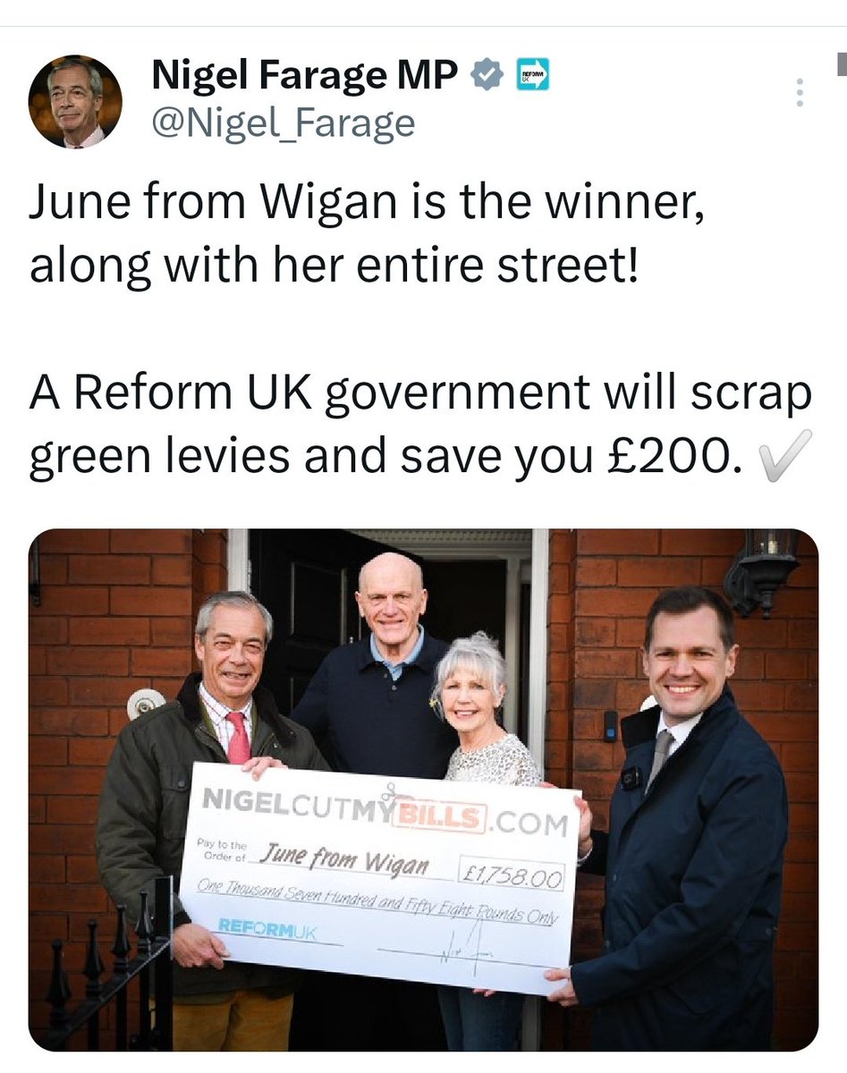 Parody Nigel Farage tweet media