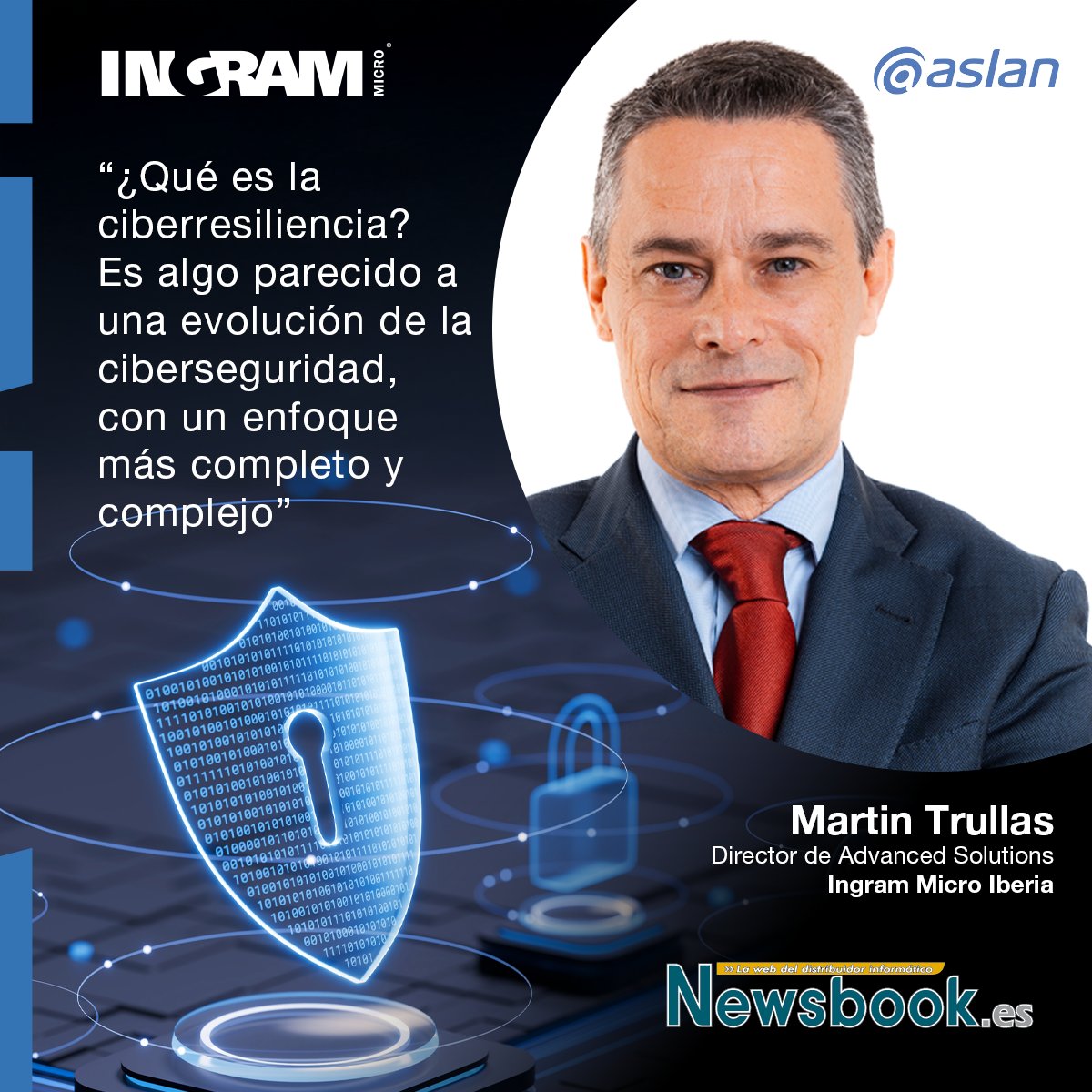 IngramMicroES's tweet image. Tras #ASLAN2026, Newsbook confirma lo vivido: un ecosistema IT más estratégico y orientado a negocio. En #IngramMicro, Martín Trullas destaca IA, dato y ciberseguridad como claves para un canal más resiliente. 

&amp;gt;&amp;gt; newsbook.es/actualidad/asl…