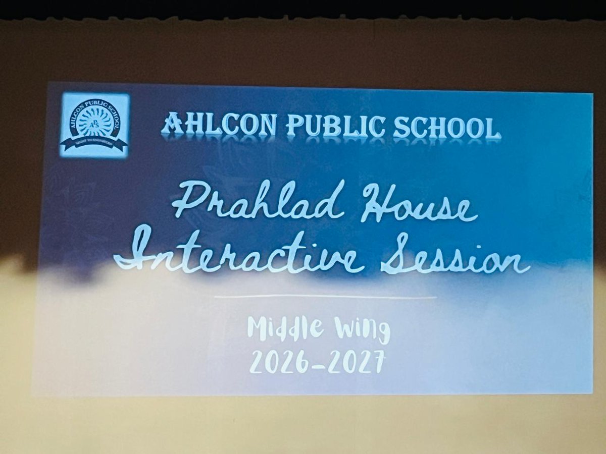 AHLCON PUBLIC SCHOOL tweet media
