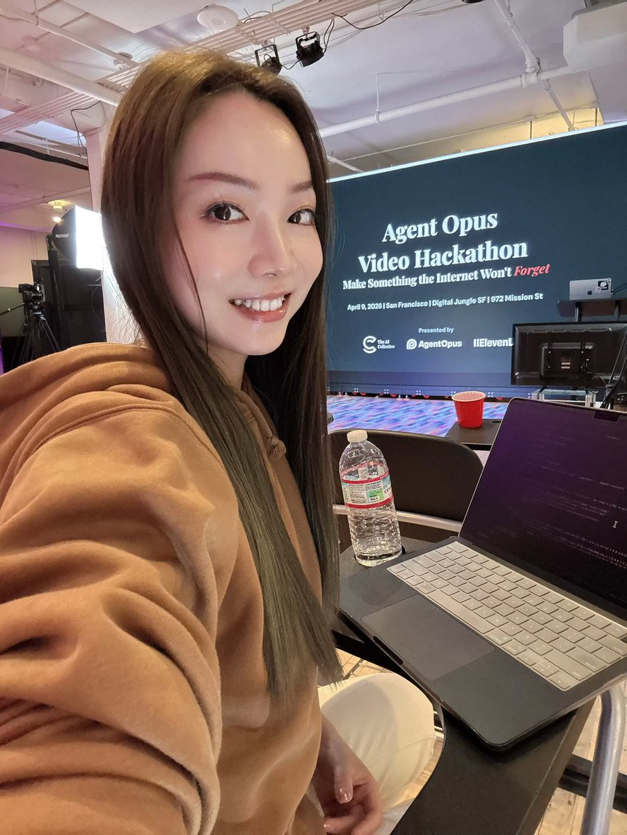 helloLizZhang's tweet photo. Agent Opus #hackathon #genai #videogen #llm https://t.co/Cn4qVRFTo8