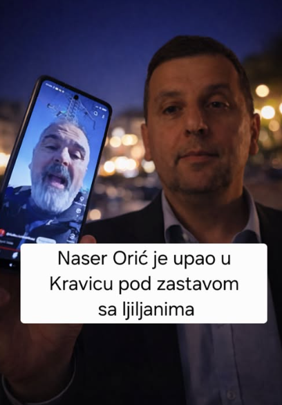 themucaco's tweet photo. @Vukan79 ne volimo ni mi 4S ni trobojku jer ste ušli u Srebrenicu i napravili genocid pod istom. I dolazite na utakmice sa "Nož žica Srebrenica" tranparentima. 
Isto bi ponovili da vam se ukaže prilika.
Boli vas ta zastava jer nas niste pobili i znak je otpora jednog naroda. https://t.co/yE9TMDwEPT