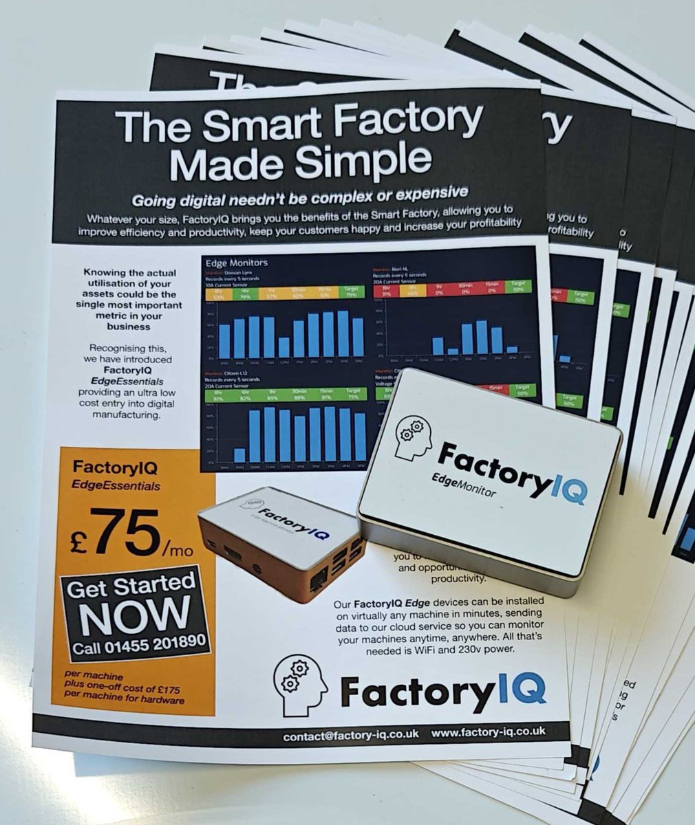 4CAnalytics's tweet image. Are your manufacturing machines performing at their best? 

With FactoryIQ EdgeEssentials, you’ll monitor machine 
performance in real-time, ensuring peak efficiency &amp;amp; productivity.
Say goodbye to unexpected downtime! 

Learn more: bit.ly/Factiqedge
#UKMfg #smartfactory