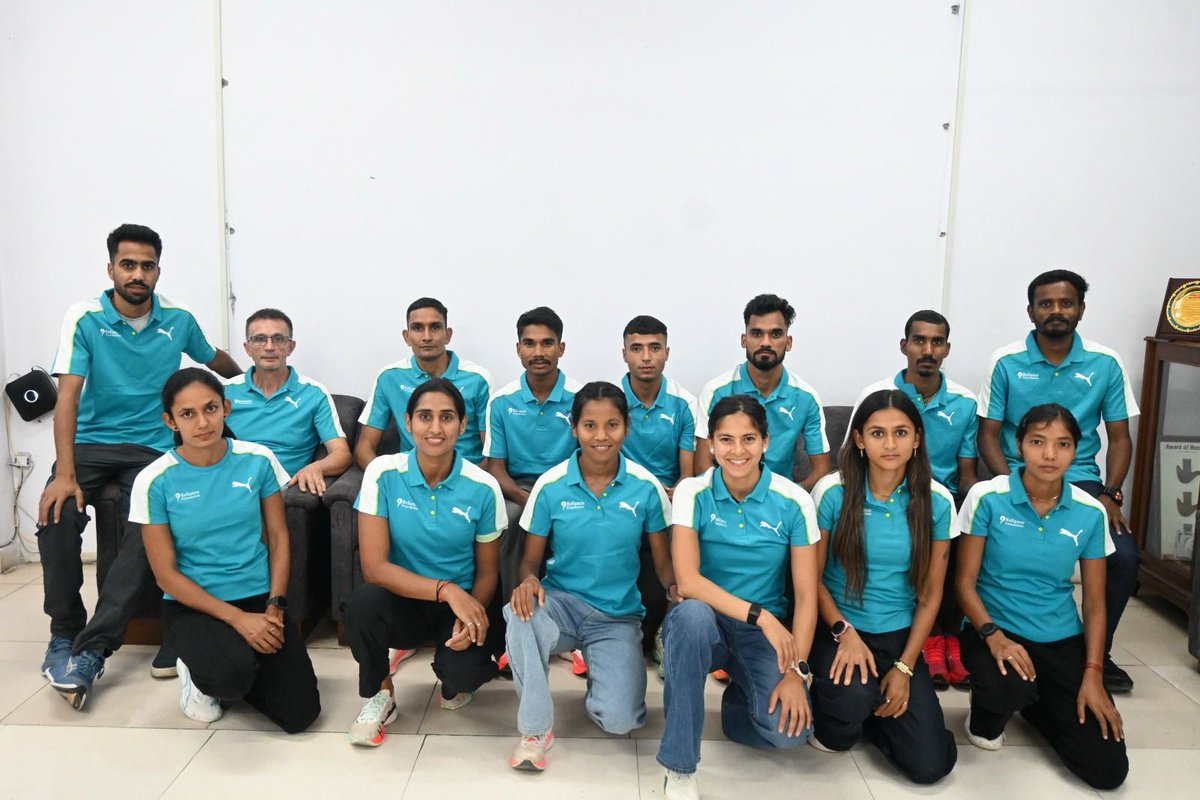 Media_SAI's tweet image. Ready to stride with pride 🇮🇳👟

India’s Racewalk heroes are all set to take on the world at the World Athletics Race Walking Team Championships on April 12, 2026. Every step carries the spirit of the nation forward! 💪✨

#RaceWalking #TeamIndia #WorldAthletics #IndianAthletes
