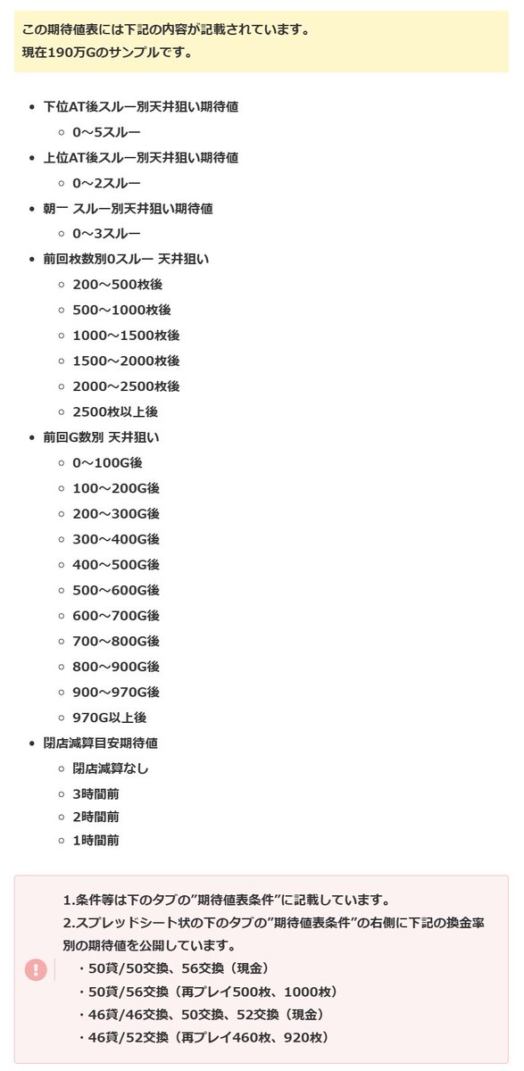 公式サイト更新しました！ URLはリプ欄 【Lアクダマドライブ】期待値表
