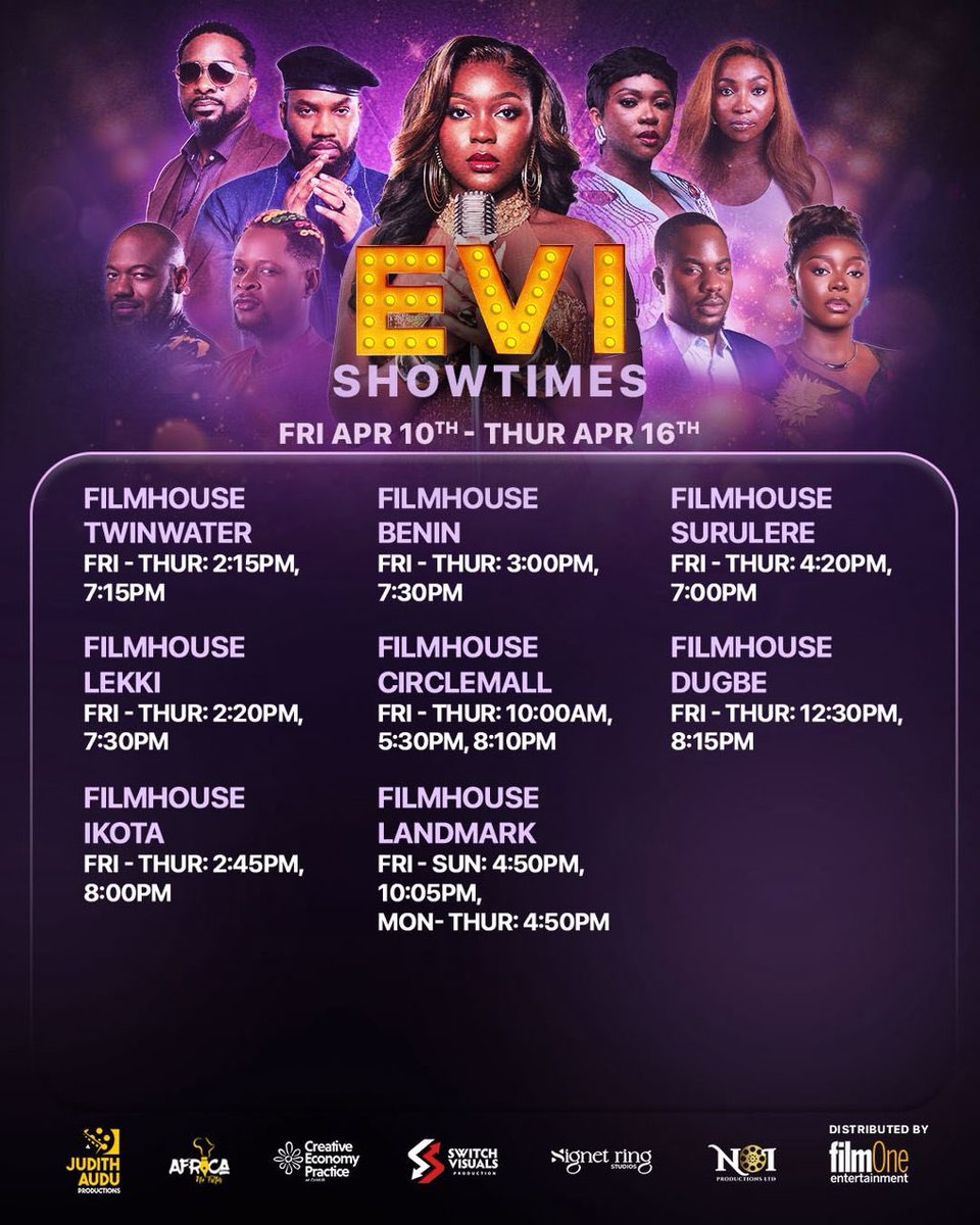 JAP1ltd's tweet photo. Check out the different dates, locations and times you can watch Evi🔥

Evi is still showing in cinemas. Watch it with your friends and experience the magic together. https://t.co/ndKl8fGOX5