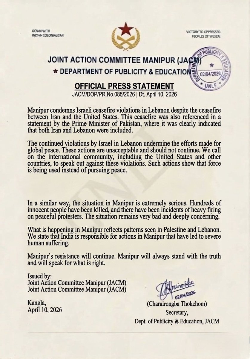 Manipur Post tweet media