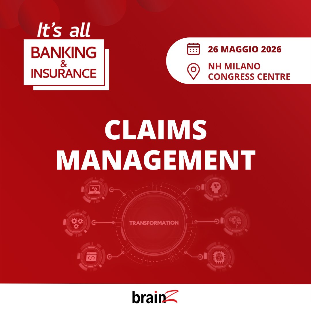 brainz_italy's tweet photo. #ITSALLBANKINGINSURANCE 26 MAGGIO Il settore assicurativo sta vivendo una trasformazione senza precedenti. Sei pronto a scoprire come l'innovazione sta ridefinendo la gestione dei sinistri? https://t.co/ouCjv86jRj https://t.co/8wOMaafptY
