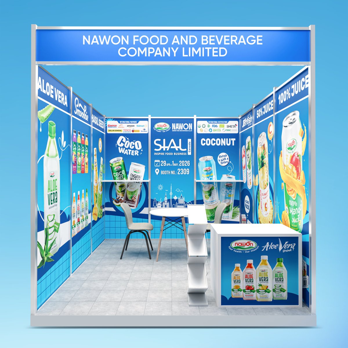 JBFreshBeverage's tweet photo. 🌎 JB'fresh  BOOTH MAP - Find Us at SIAL Canada 2026! 🔥

✨Visit JB'fresh and experience our latest beverage solutions, and discuss potential OEM/ODM collaboration opportunities with our team.

☎️WhatsApp: +84 97 308 54 99
#JBfresh #Delicious #FreshJuice #TopBrand https://t.co/XL4j3DNk29