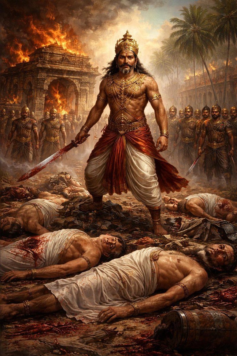 Kochadaiyan22's tweet photo. Battle of #Kanthalur salai ⚔️🔥⚔️ 

#Rajaraja #chola and #Rajendrachola dedeated #Chera army and destroyer #Kanthalur in #kerala.⚔️🔥

#Cholaempire  #Tamilnadu  #Rajarajachola  
#Cholaarmy  #BatteofKanthalursalai  #Tamilhistory https://t.co/ZNcF7nVNGU