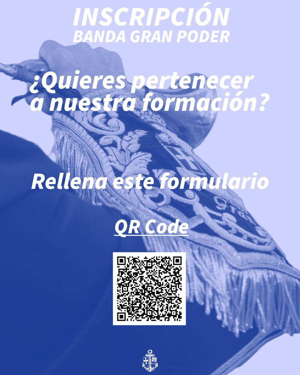 BGpodercoria's tweet photo. ¿QUIERES PERTENECER A NUESTRA FORMACIÓN?
Escanea el QR que hay en la publicación y rellena el formulario.
¡Te esperamos! 💜
#Somosgranpoder #suenagranpoder #coriadelrio https://t.co/xyvbpgIqyi