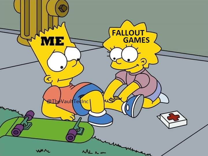TheVaultTecInc's tweet photo. Fallout will always patch you up. https://t.co/rVMPwiYVQw