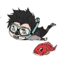 THE NEW CHIBI STICKER OF RIN IS SO CUTEEE, LOOK AT HIM OFF THE FIELD EATING OCHAZUKE AND DIVING 😭