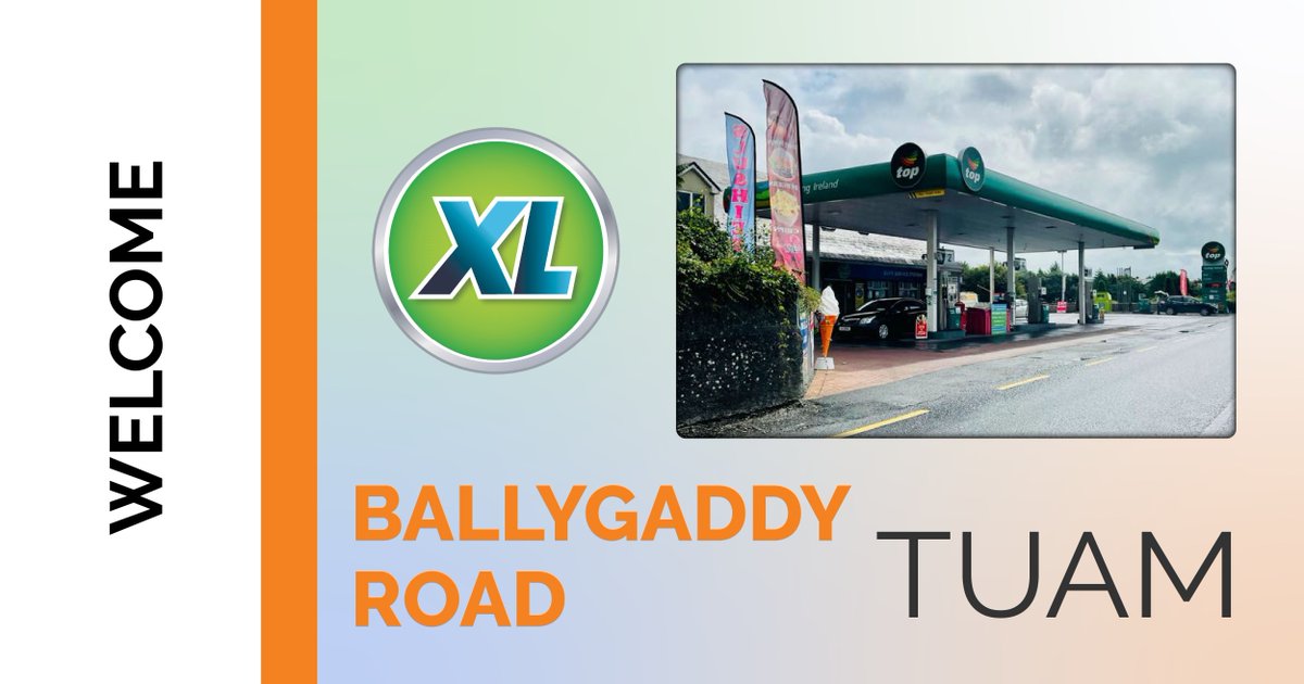 Welcome to our neighbours, Stacey Payne &amp; the team at Elite XL Ballygaddy Rd

This convenience store and forecourt is just down the road from our headquarters - it's especially nice to be working with a local business!

📍 XL Ballygaddy Road, Tuam, Co. Galway, H54 CC95