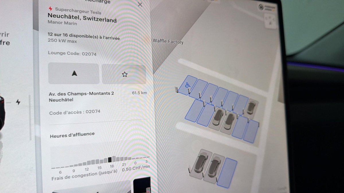 RealRusty's tweet image. Laut einem TOS-Mitglied sind die 3D-Supercharger-Karten nun teilweise auch in der Schweiz verfügbar. 🇨🇭🗺️