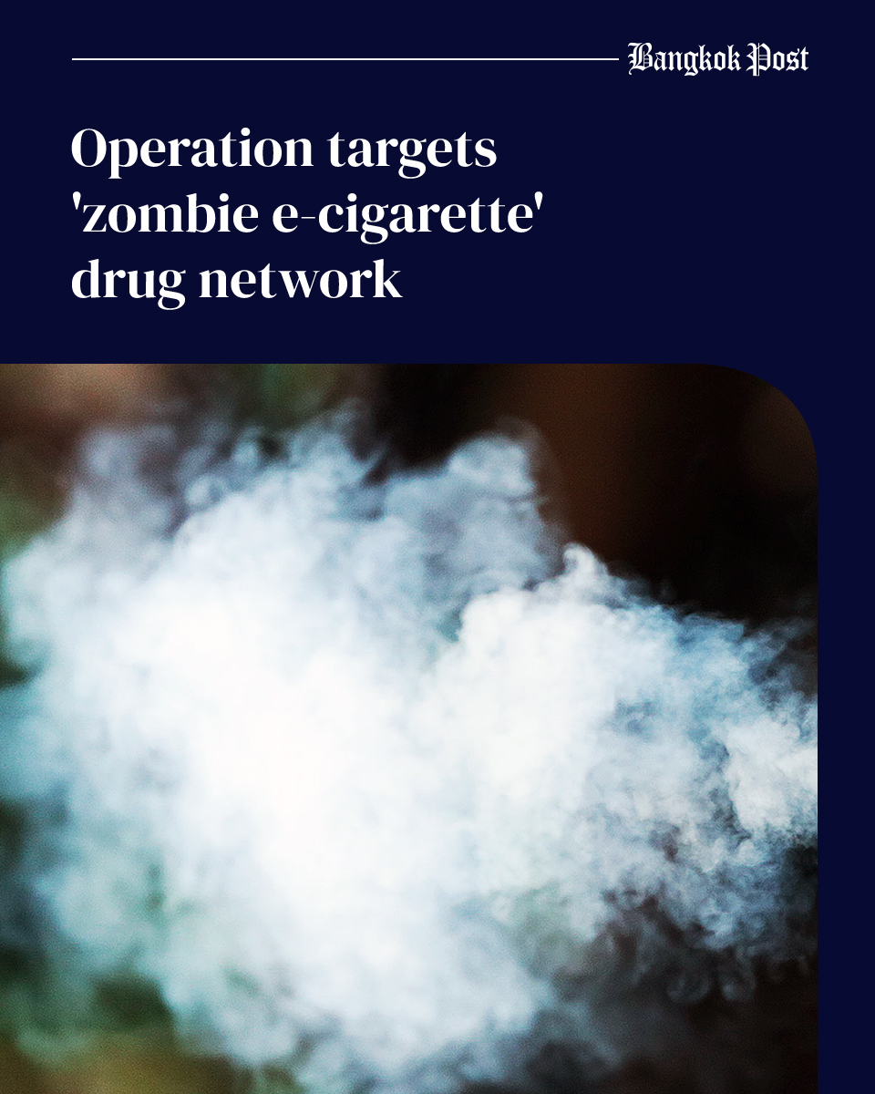 Thai police have stepped up action against an illegal e-cigarette network  accused of supplying drug laced vaping products across Thailand. The  nationwide operation targeted smuggling routes and production sites linked  to a