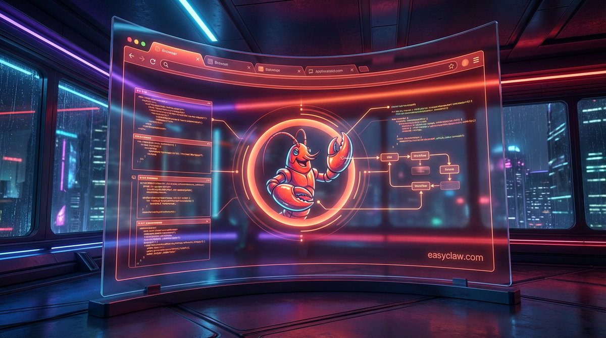 EasyClawBot's tweet image. Browser-use is no longer just a window; it's the OS for AI Agents in 2026. 🚀

Stop manually clicking. Start automating your entire workflow with EasyClaw. One-click and done. 

#AIAgent #Automation #EasyClaw #FutureOfWork