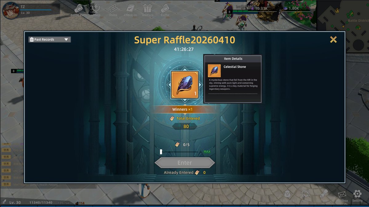 playrunehero's tweet image. 🎁 𝐑𝐀𝐅𝐅𝐋𝐄 𝐔𝐏𝐃𝐀𝐓𝐄

Celestial Stone NFT ✨ is up for grabs

Are you in or just watching? 👀⚔️

Get in game and secure your chance 

#RuneHero #Web3Gaming