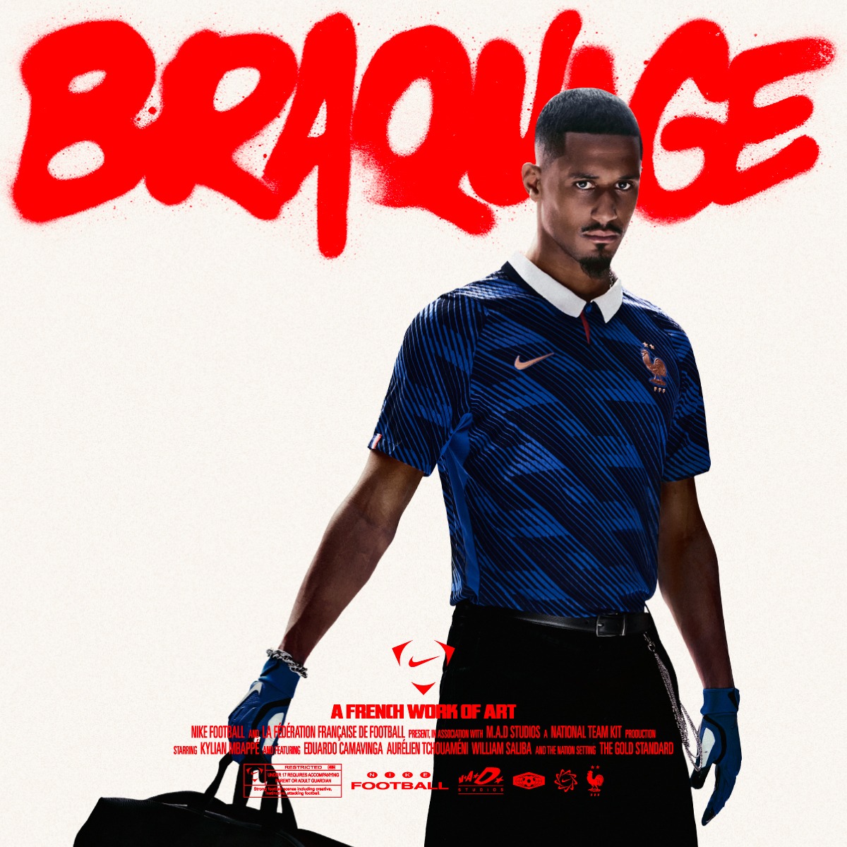 Nike's tweet photo. A French work of art.