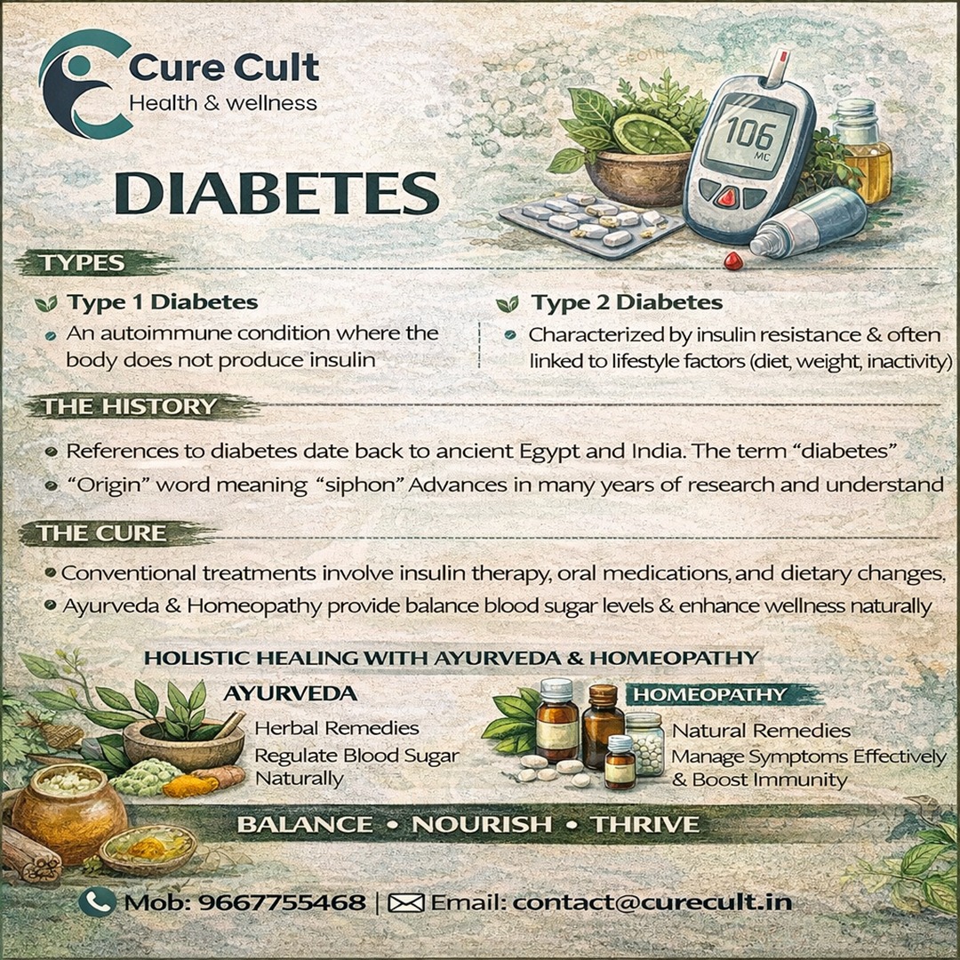 cure_cult's tweet image. 💙 DIABETES AWARENESS &amp;amp; MANAGEMENT 💙

📞 Mob: 9667755468
📧 Email: contact@curecult.in
🌐 Website: curecult.in

#DiabetesCare #BloodSugarControl #HealthyLiving #HolisticHealing #Ayurveda #Homeopathy #CureCult #WellnessJourney #StayHealthy #PreventiveCare