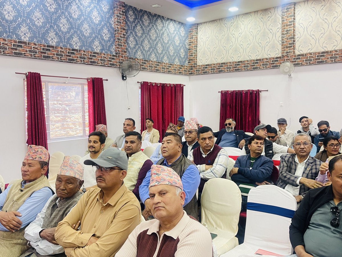 आज पोखरामा  गण्डकी प्रदेशको 
‘निर्वाचन समिक्षा र कांग्रेसको अबको बाटो’
कार्यक्रमको पार्टी सभापति श्रध्देय गगन कुमार थापाज्यूबाट समुद्घाटन भइ शुभारम्भ भएको छ।