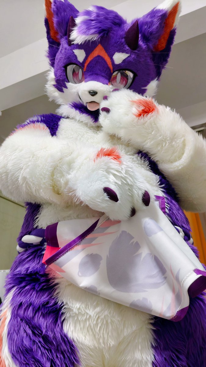 CatdragonH's tweet photo. 再发发自己做的挡裆布w
#FursuitFriday https://t.co/DnYZQ3BmWT