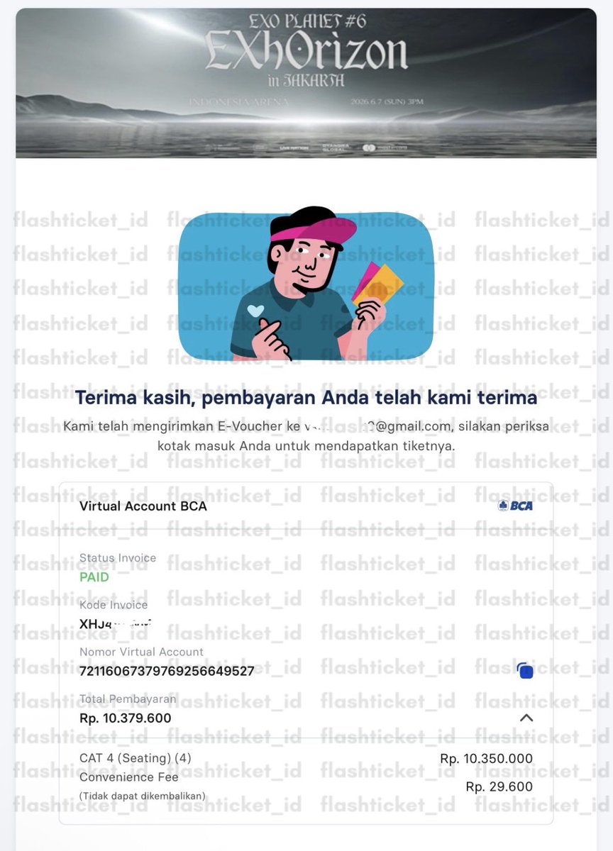 JASTIP WAR TIKET PHUWIN, A7X, BTS, EXO, LYKN tweet media