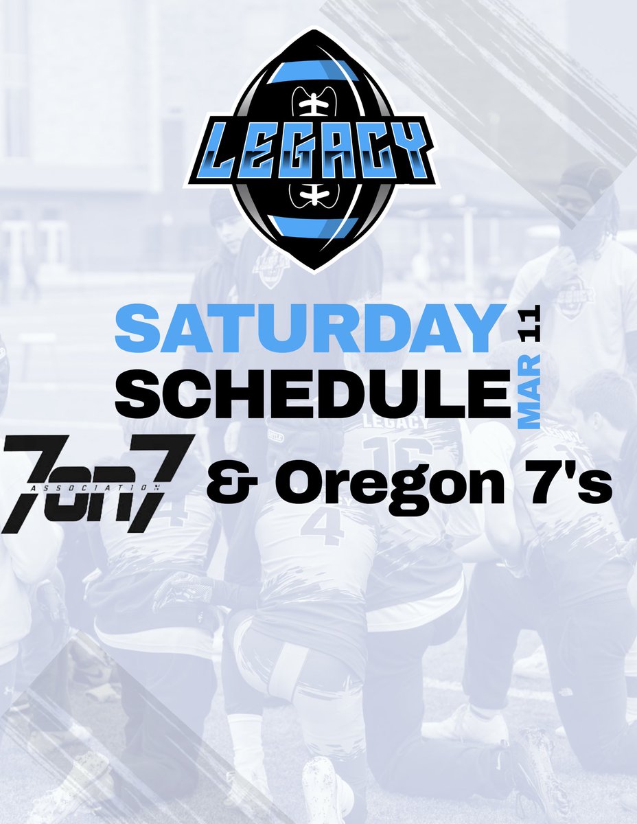 Legacy7v7_'s tweet photo. See you in Vancouver, WA. @The7on7NW &amp; Oregon 7s https://t.co/vxzmR7nkiK