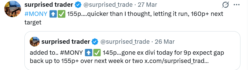 surprised_trade's tweet image. #MONY ⬆️✅ 165p...letting it run, 170p next target