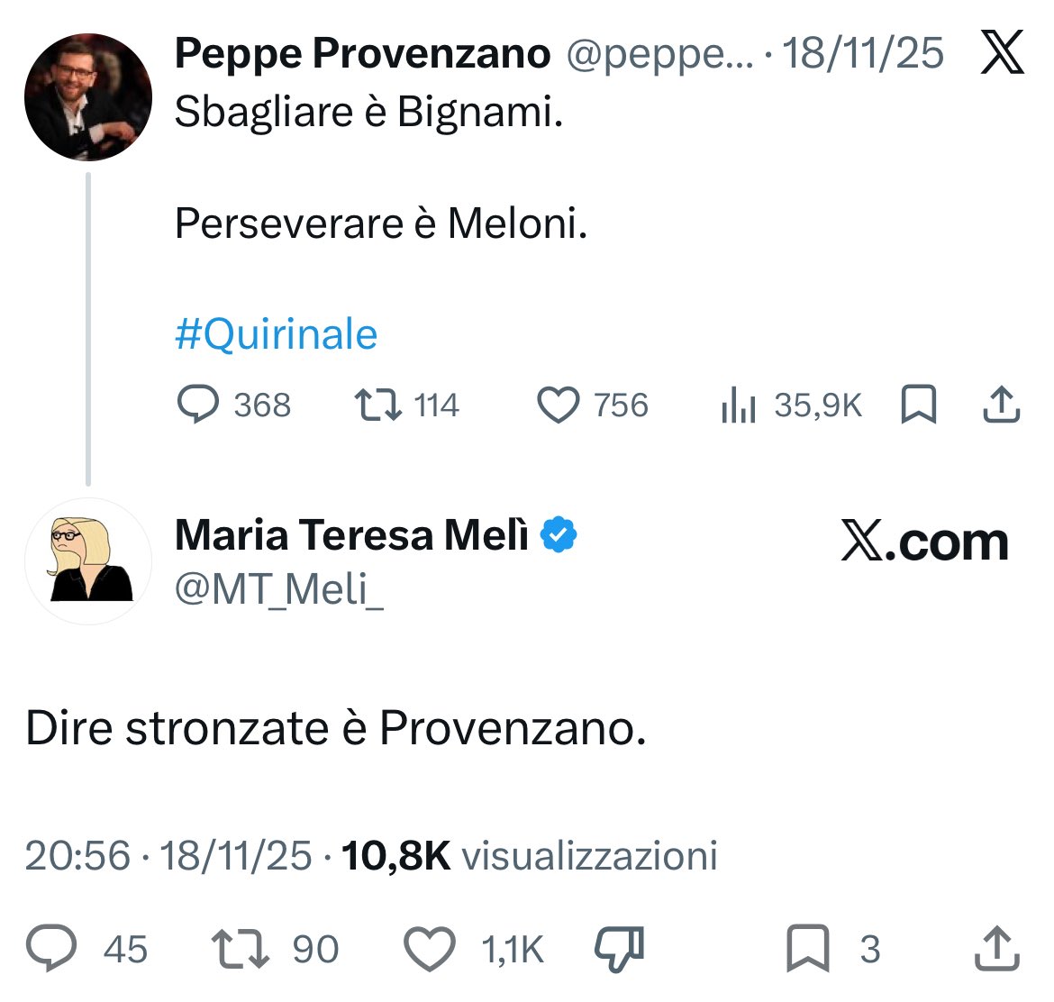 Maria Teresa Melì tweet media