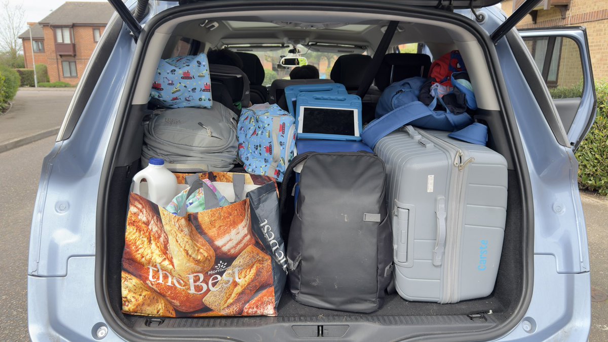 Cars’ packed and Loaded! Off to our Island adventure.