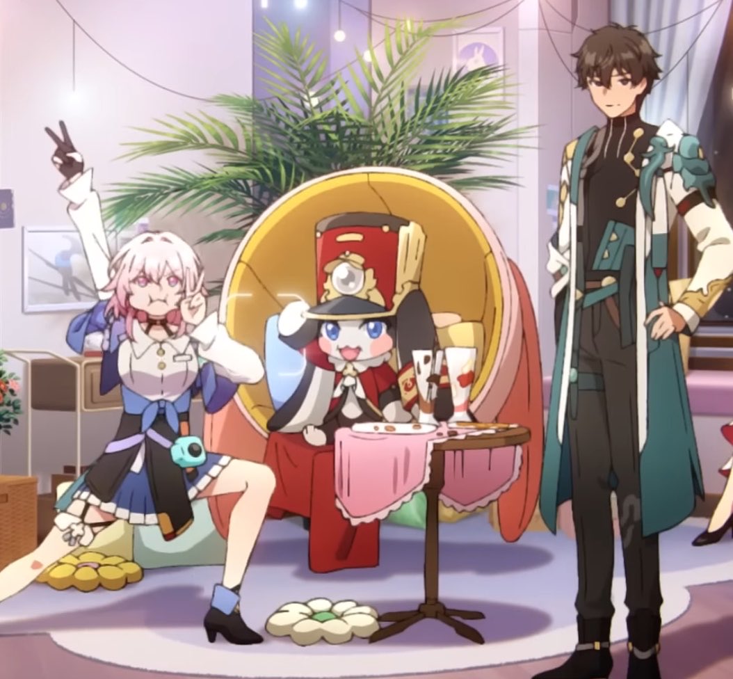 Kroissant4's tweet image. ALL THE DANMARCH CRUMBS FOUND IN THE LATEST HSR X MAPPA COLLAB! TRAVELING AND BICKERING BUT ALWAYS NEXT/CLOSE TO EACH OTHER! 🥹🥹💖💖💕💕