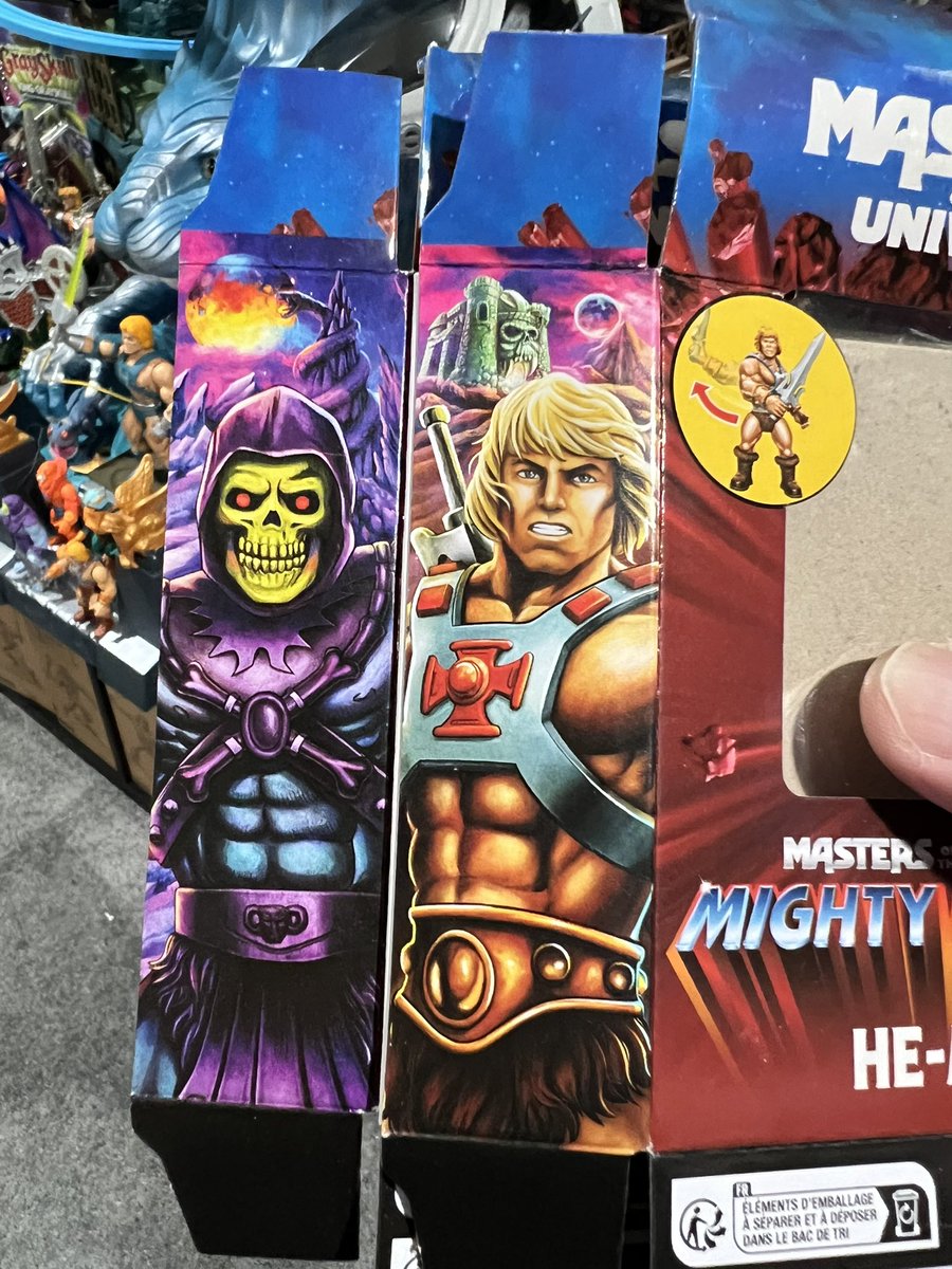 Toyhuntersholl2's tweet photo. Mighty Masters He-Man & Skeletor arrive!
These could be an awesome mini line if they expand on it
We've already got a playset for them ;-)
@MattelCreations maybe some vehicles....
#heman #skeletor #eternia #bythepowerofgrayskull #mightymasters https://t.co/GsteTFAX99