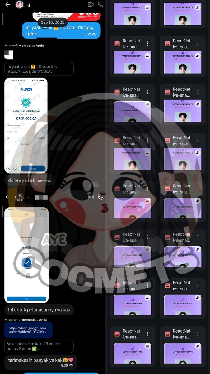aye ༘♡ sell vote kpop tweet media
