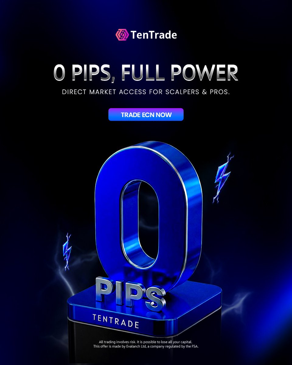 Tentradeafrica's tweet photo. ZERO PIPS. FULL EXECUTION.
ECN connectivity for all traders! tight execution, real market access, built for speed and accuracy in volatile market conditions.๐
Access ECN Now!
#TenTrade #ECN #smarttraders #tradingtechnology #forextrading https://t.co/PTEVUg5eB3