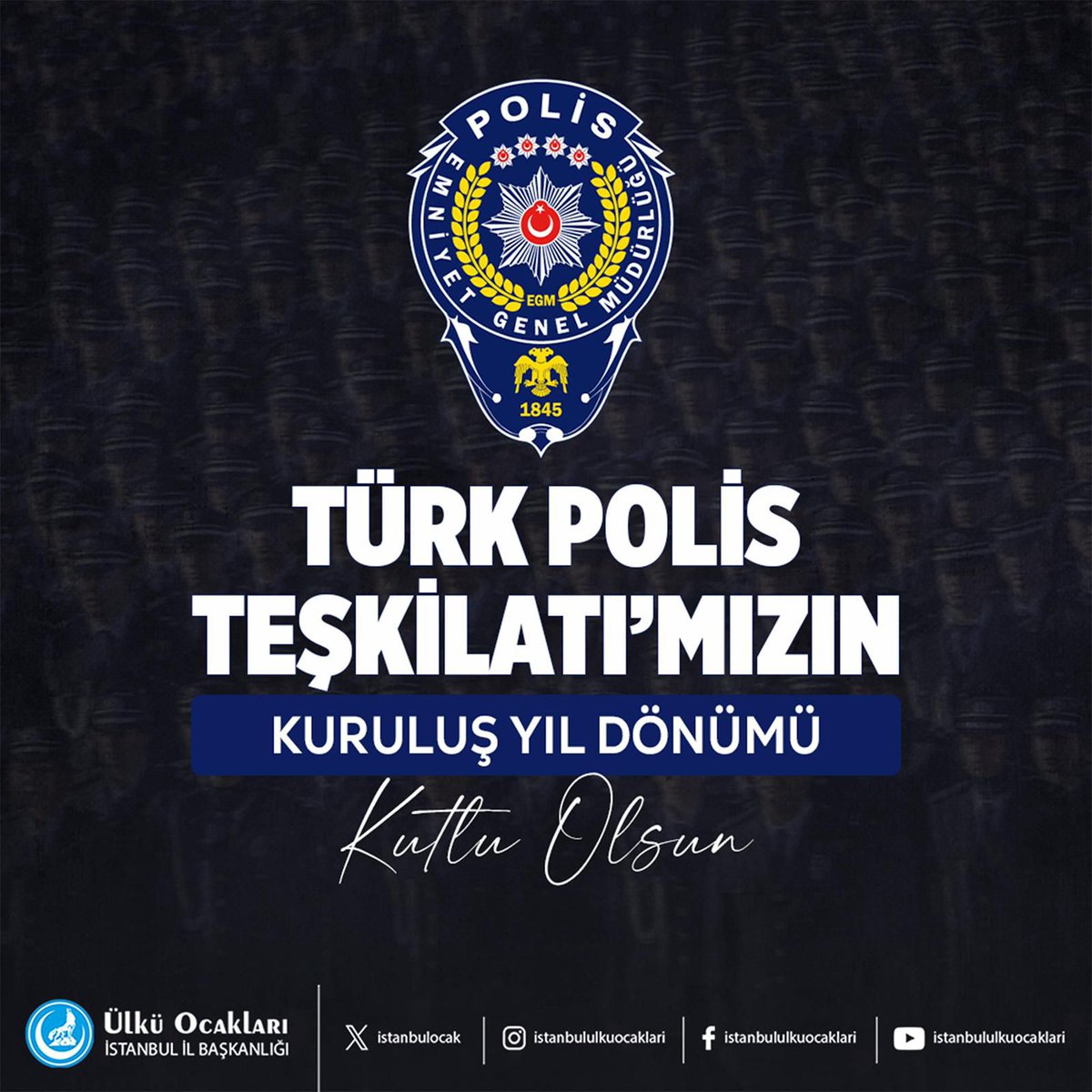 Kahraman Türk Polis Teşkilatımızın Polis Haftası Kutlu Olsun