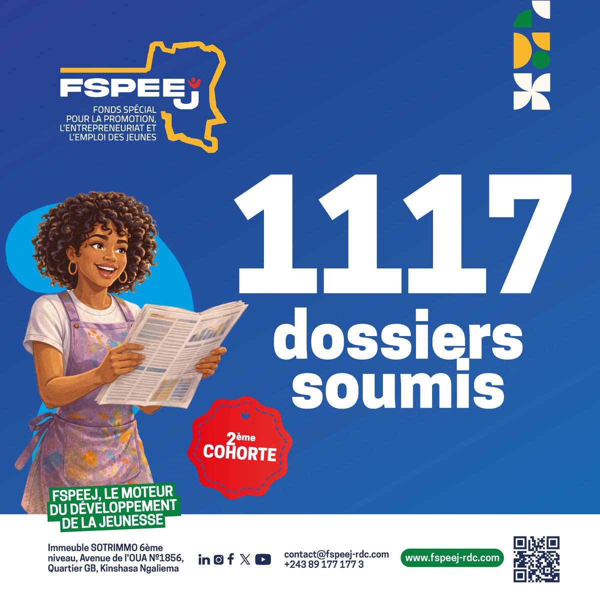 Fonds Spécial pour la Jeunesse FSPEEJ-RDC tweet media