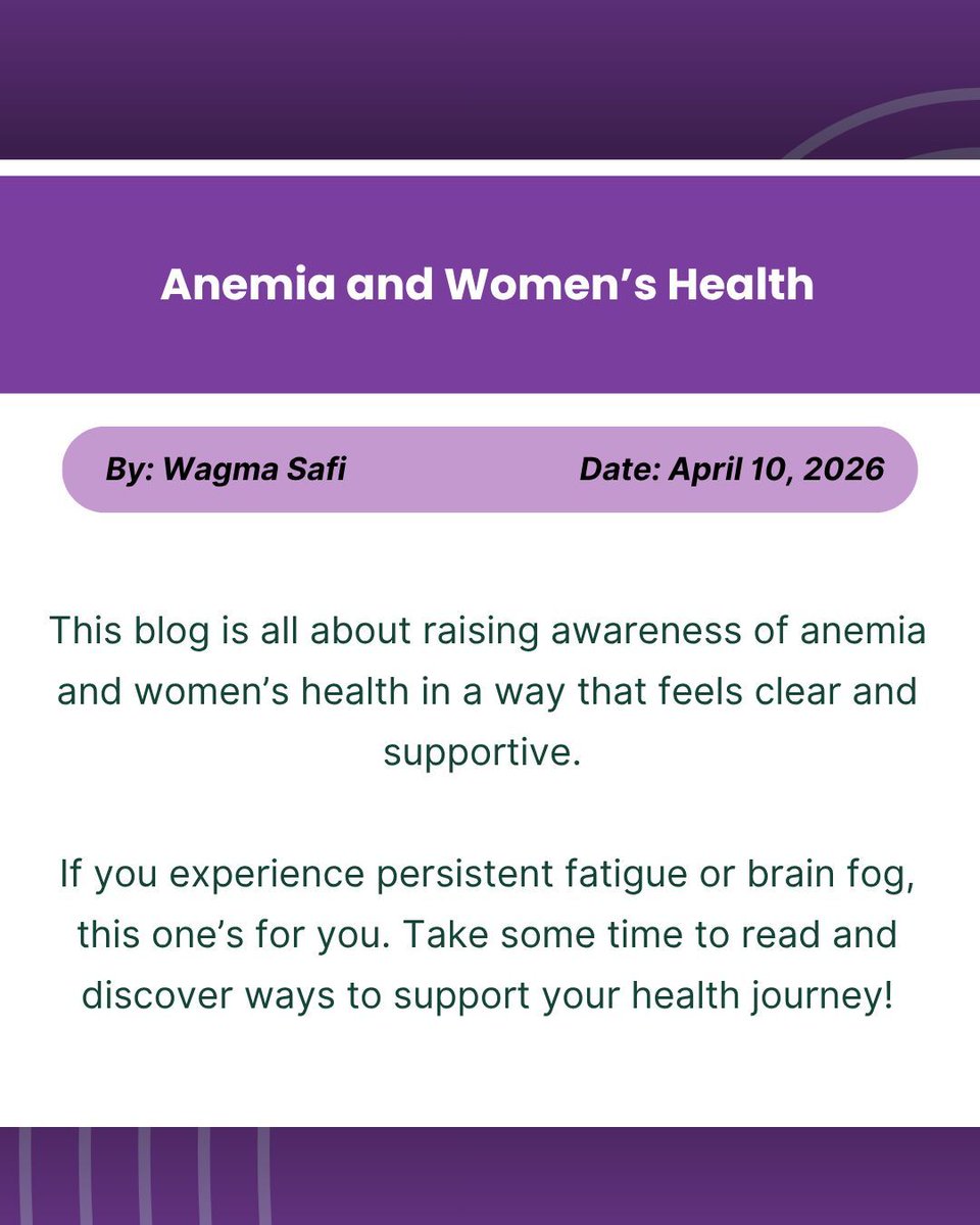CANHEAL4's tweet photo. Iron plays an important role in our energy, focus, and well-being. Women can be at a higher risk or anemia due to menstruation, pregnancy, and postpartum, making early intervention so important. Read CAN HEAL's latest blog to learn more. 🔗 Link in bio | Happy reading! https://t.co/gLjC6t1v01