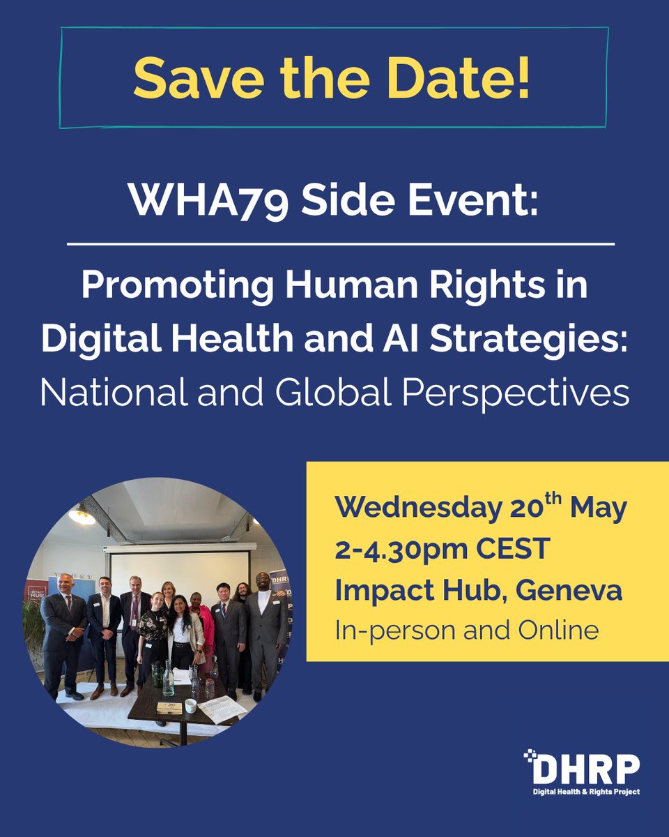 Digital Health and Rights Project tweet media