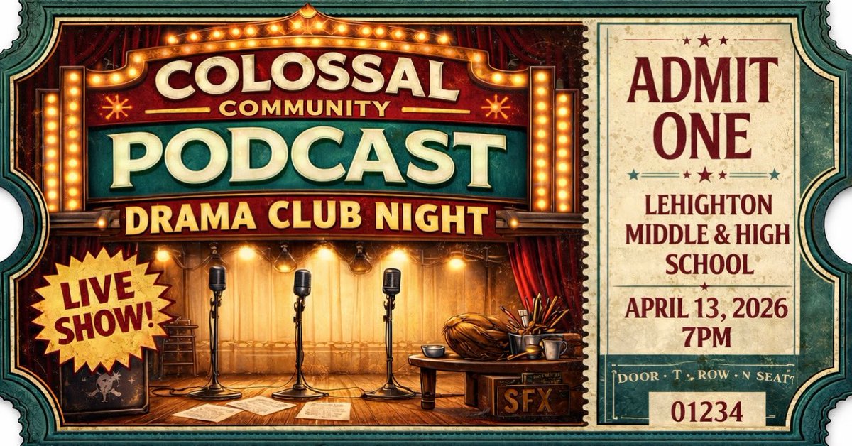 Colossal Community Podcast tweet media