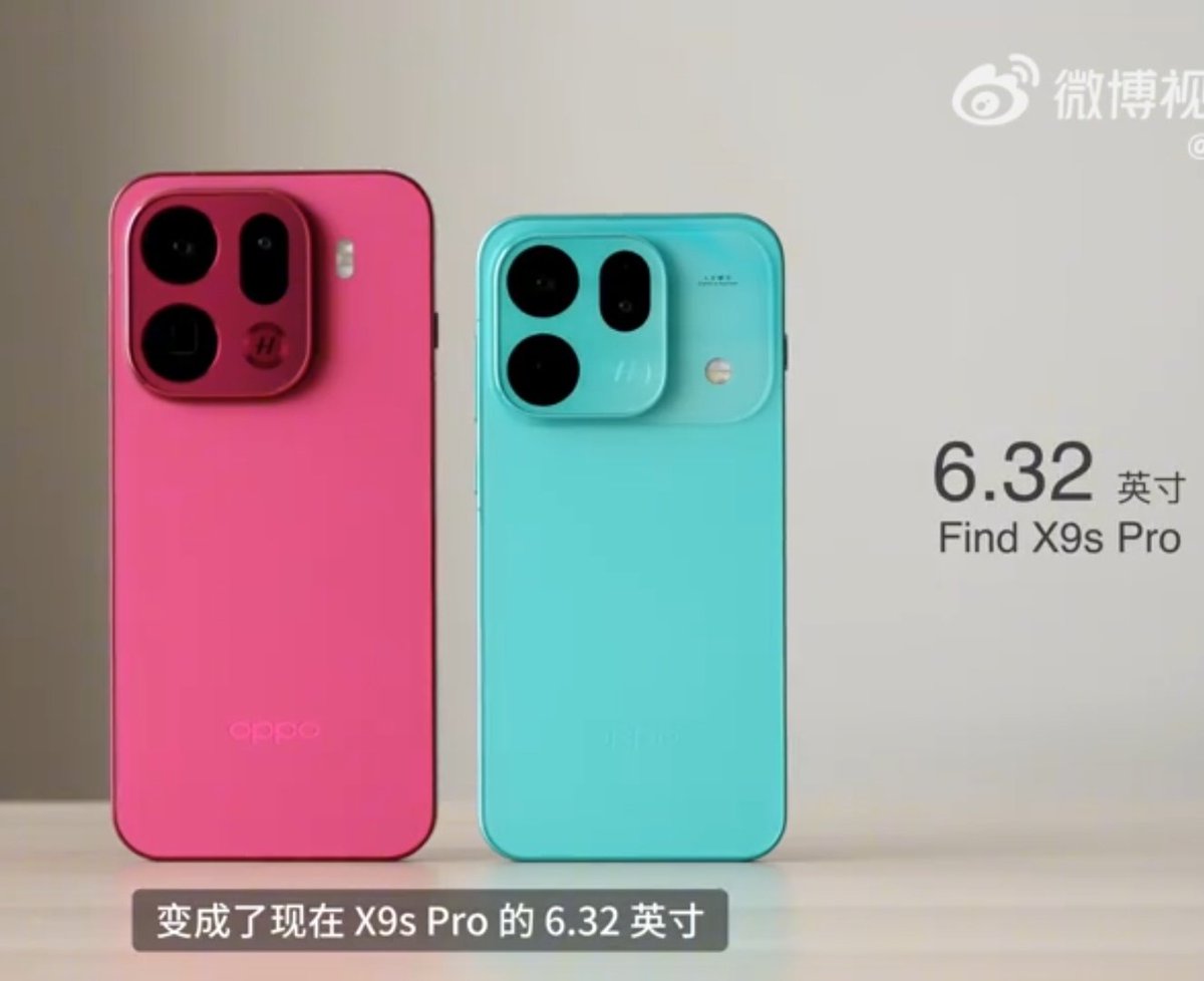 dhaveedsc3's tweet image. The Find X9s Pro is giving. compact flagship vibes 📱

Smaller 6.32" display, lighter than before, but still packing a serious camera setup.
This might be the sweet spot.

#OPPOFindX9sPro #OPPO #FindX9sPro