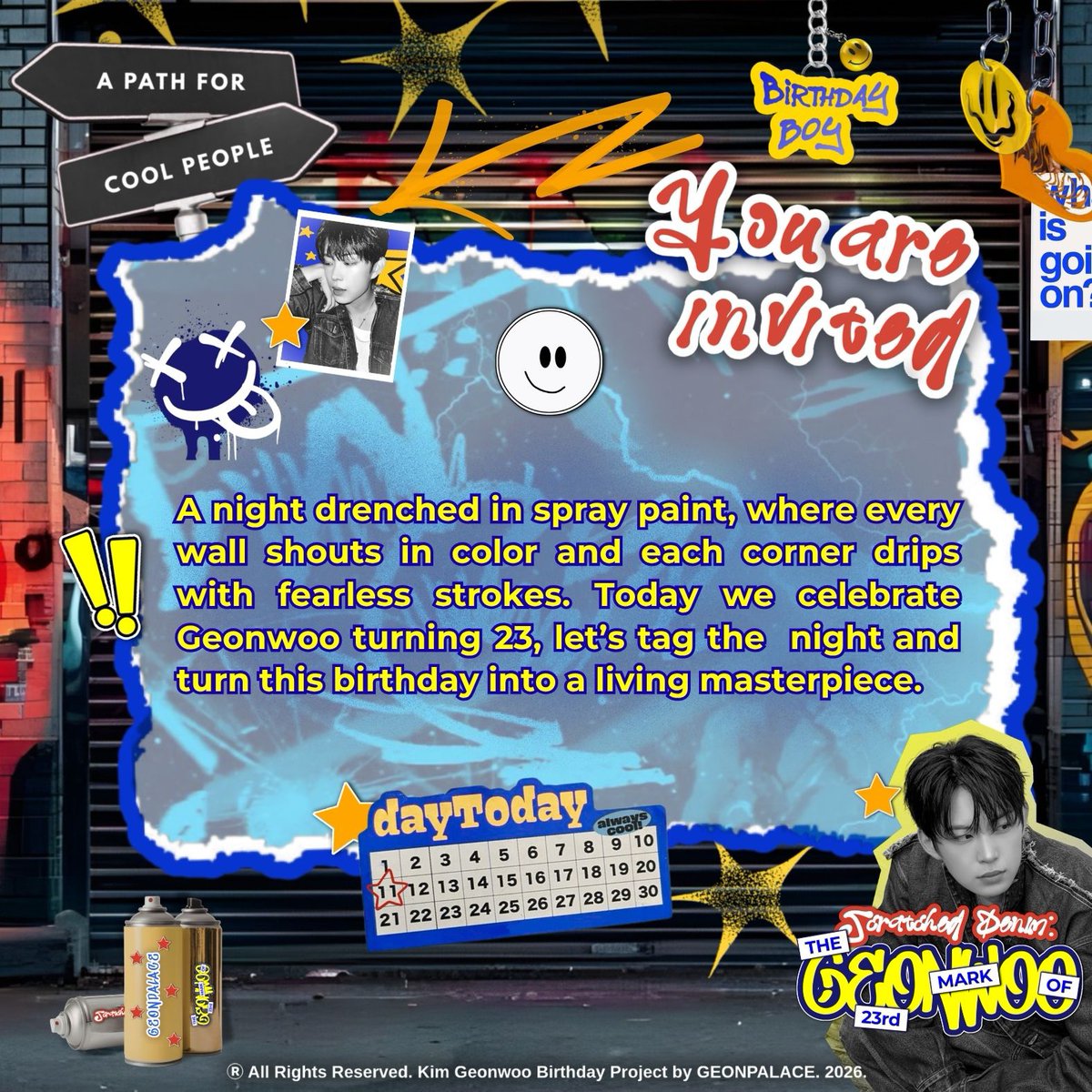 𖤐 👖 Fabric wears thin, but its strength remains. Faded threads, bold marks, and freedom stitched into every seam. I, Erlangga, stand ready to celebrate 𝗧𝗵𝗲 𝟮𝟯𝗿𝗱 𝗠𝗮𝗿𝗸 𝗼𝗳 𝗚𝗲𝗼𝗻𝘄𝗼𝗼. Watch the paint dry.ᐟ