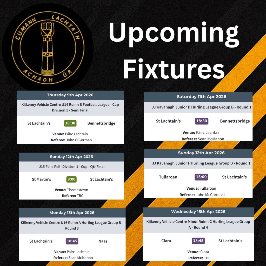 St. Lachtain’s GAA tweet media