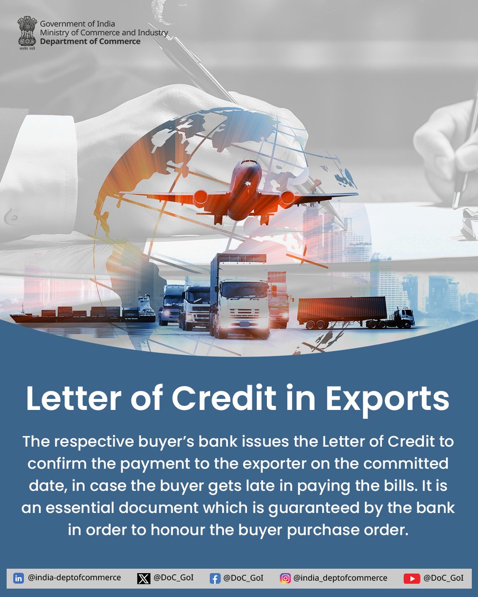 Dept of Commerce, GoI tweet media