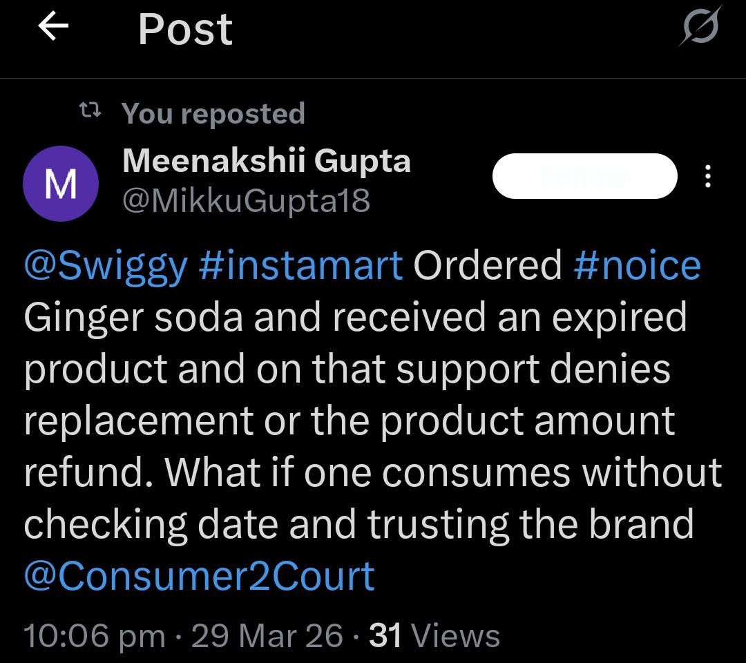 _Mr_Rahul_'s tweet photo. @hjasti @Swiggy @SwiggyCares Beware of NOICE products, Check the expiry date—Swiggy is delivering expired products of its in-house brand “NOICE.” Many customers have reported this. Beware of this garbage brand knowingly risking customer health. See attached proofs. This can't be just coincidence. #SwiggySCAM https://t.co/GxEiNJ6x9x