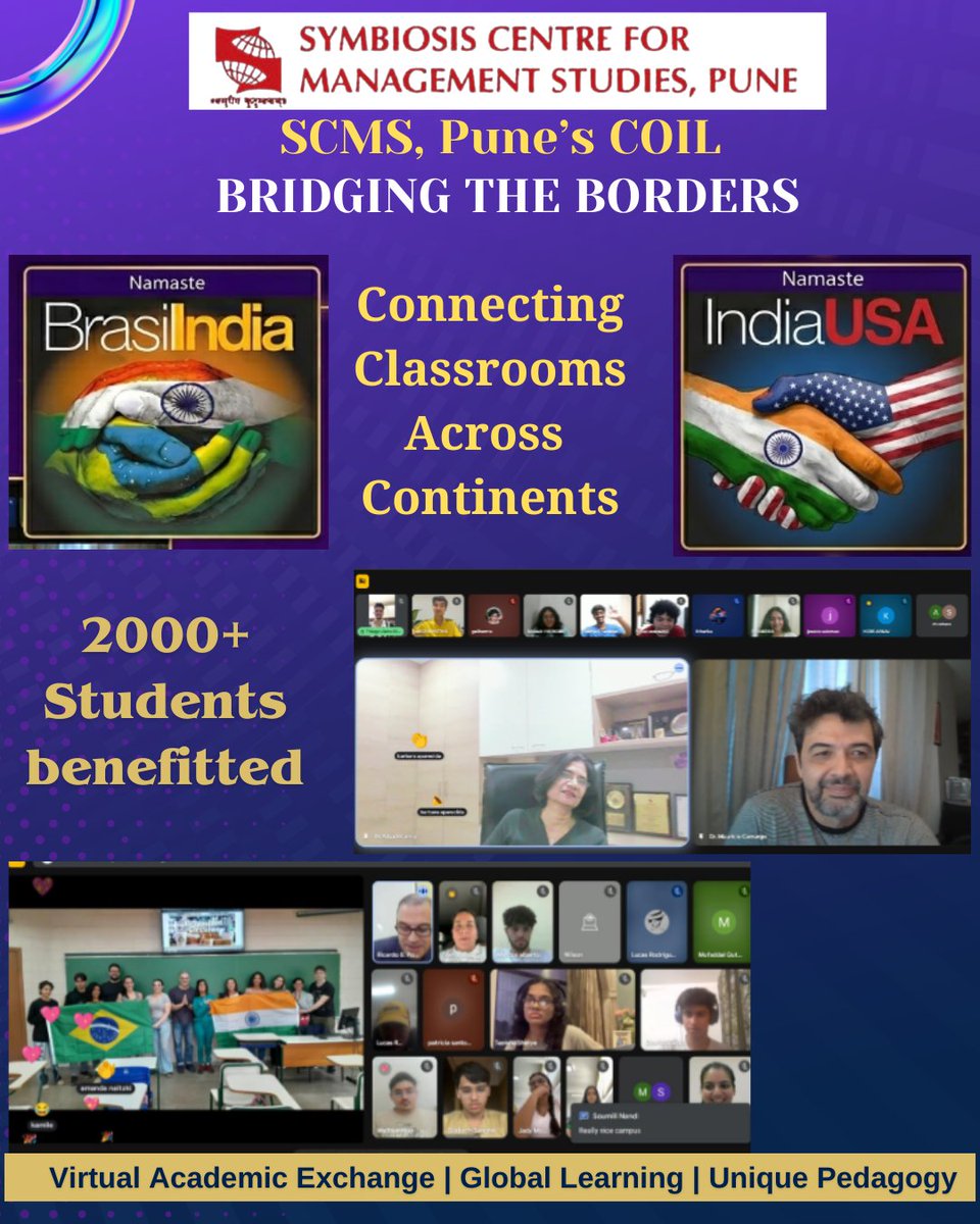 SCMS Pune Official tweet media