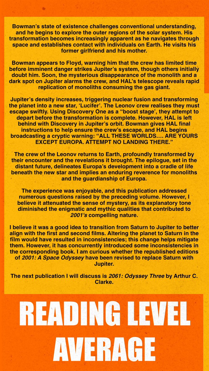 WorldBookClubCo's tweet photo. My book discussion of 2010: Odyssey Two by Arthur C. Clarke.
 
Available from:
 https://t.co/MGrN0ILW0E
@worldofbookshq 

#2010OdysseyTwo #SpaceOdyssey #ArthurClark #Novelisation #ScienceFiction #SpaceOpera #SpaceAdventure #Adventure #ClassicSciFi #SciFiLiterature #Jupiter #FYP https://t.co/U0fLdVY3kF